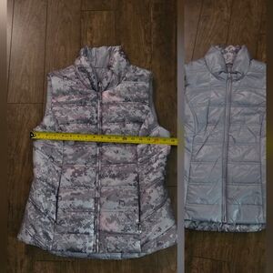 Gray Reversible Puffer Vest
